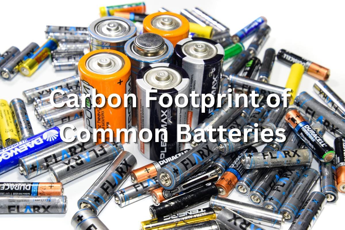 You are currently viewing Carbon Footprint of common batteries