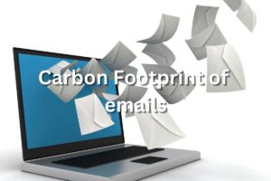 Read more about the article The Carbon Footprint of Sending Emails